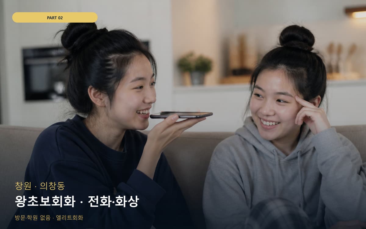 왕초보회화 · 전화·화상