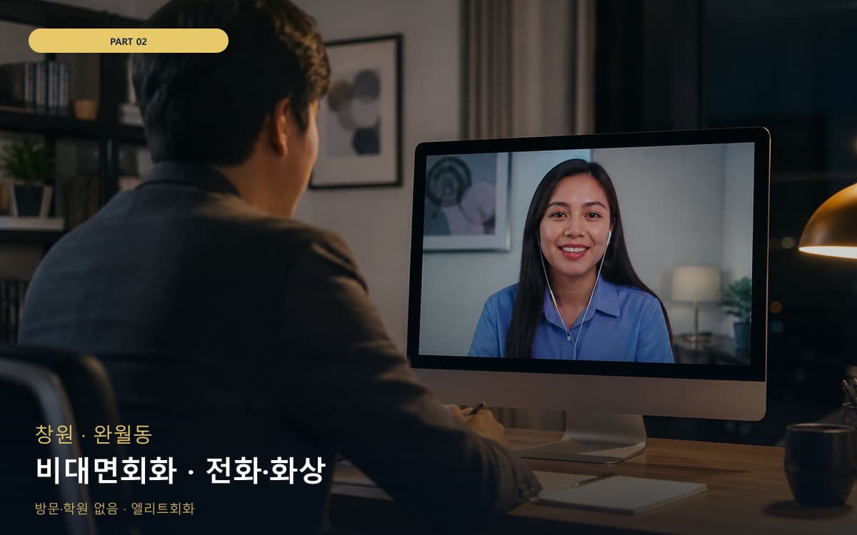 비대면회화 · 전화·화상