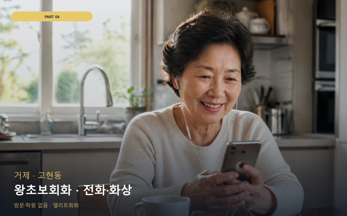 왕초보회화 · 전화·화상