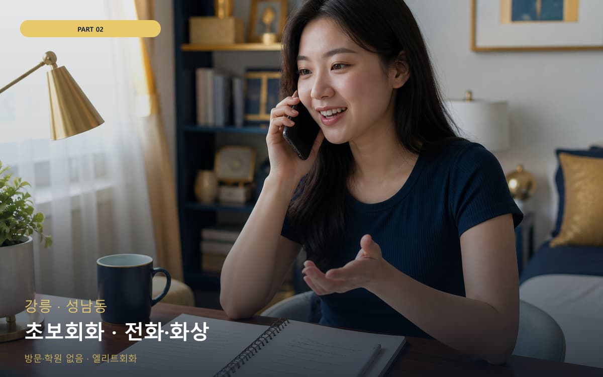 초보회화 · 전화·화상