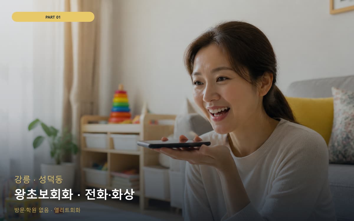 왕초보회화 · 전화·화상