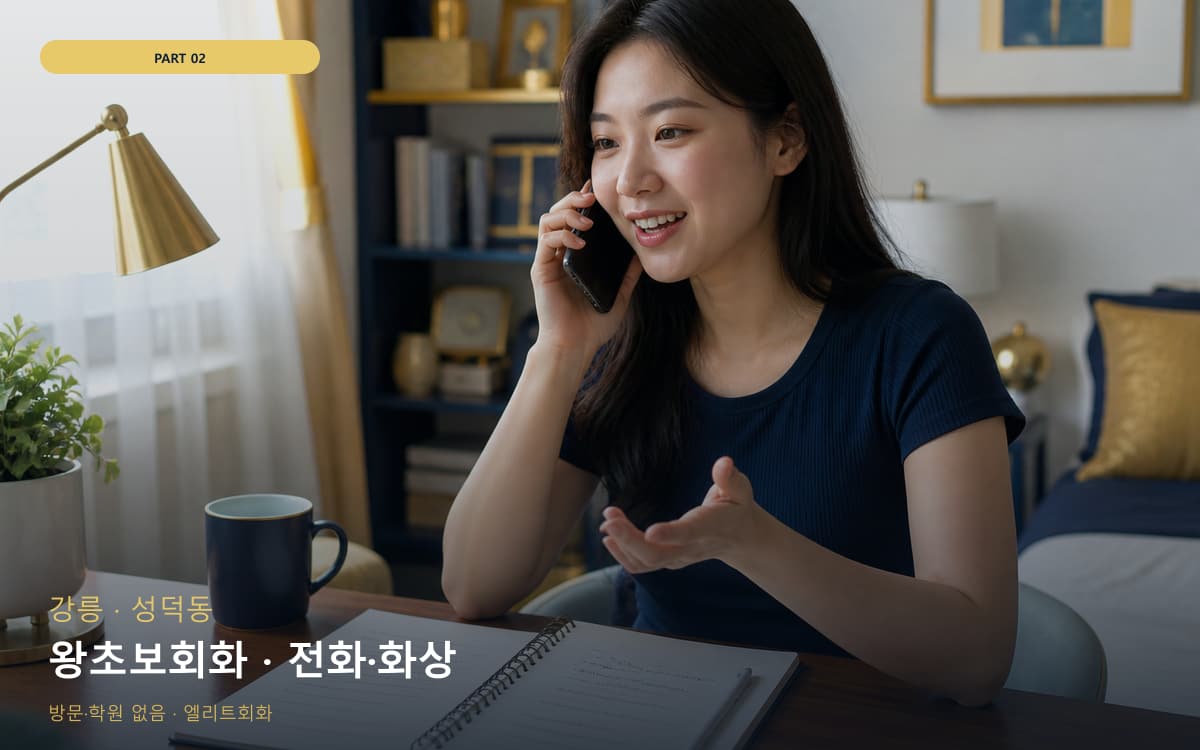 왕초보회화 · 전화·화상