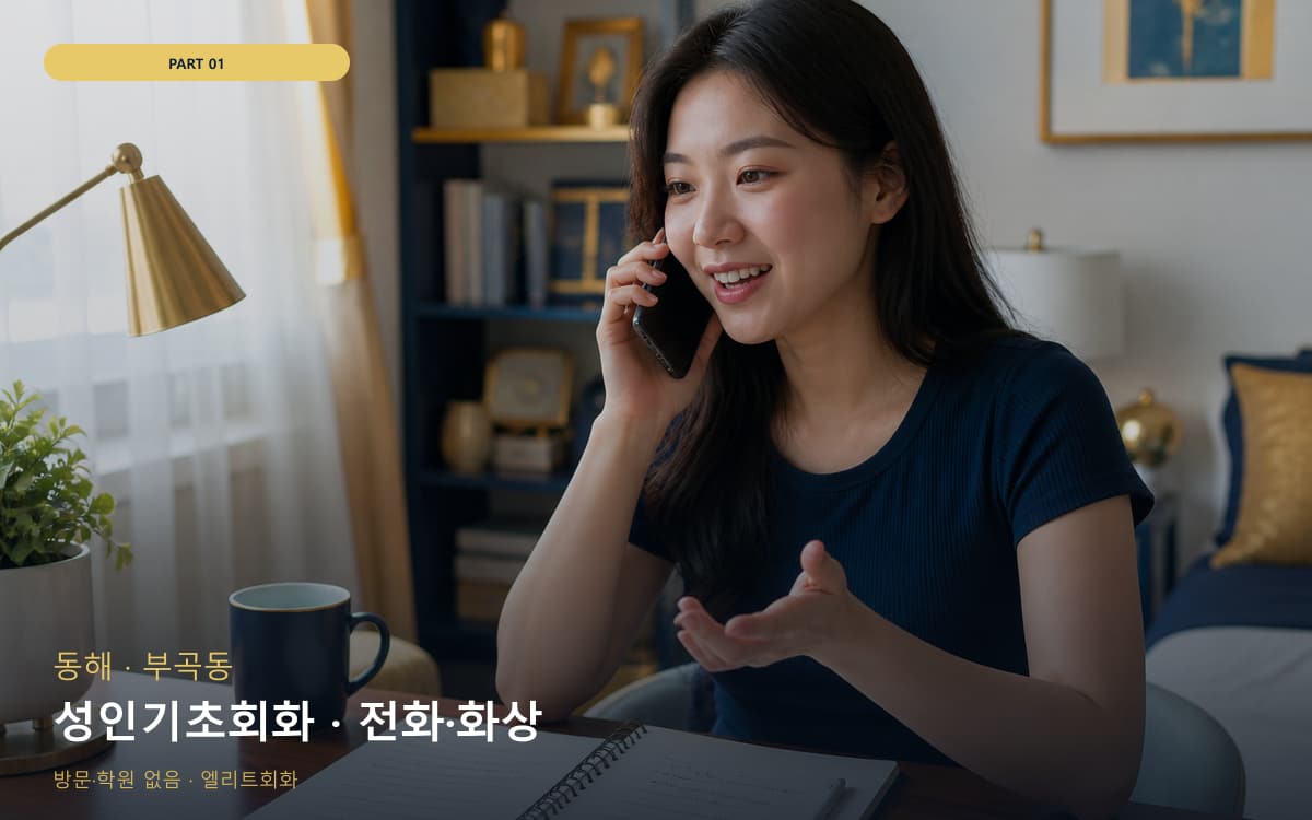 성인기초회화 · 전화·화상