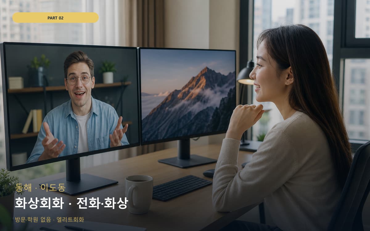화상회화 · 전화·화상