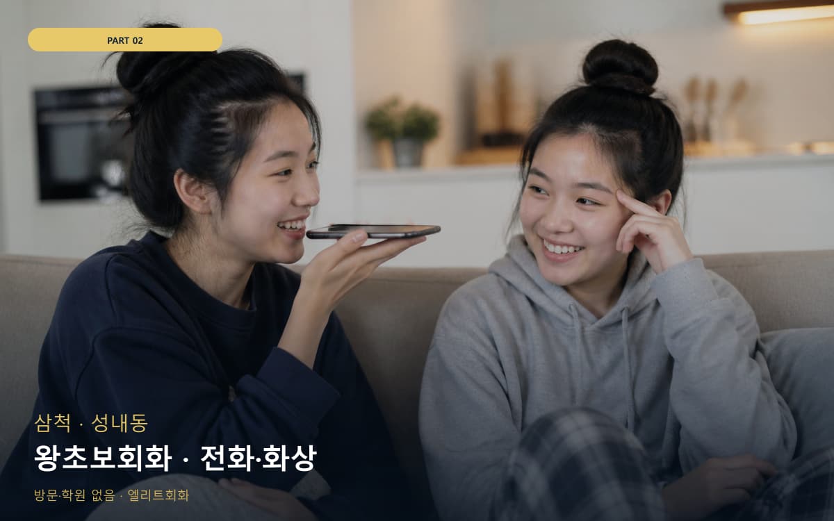 왕초보회화 · 전화·화상