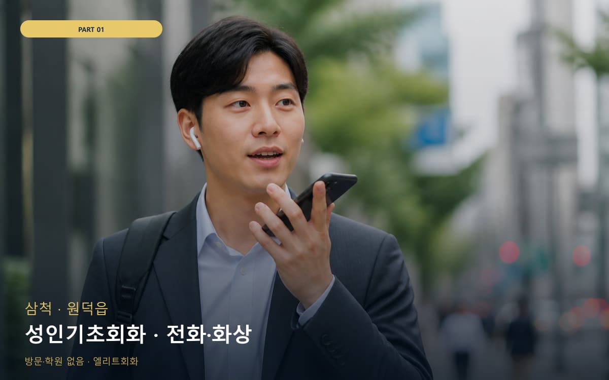 성인기초회화 · 전화·화상