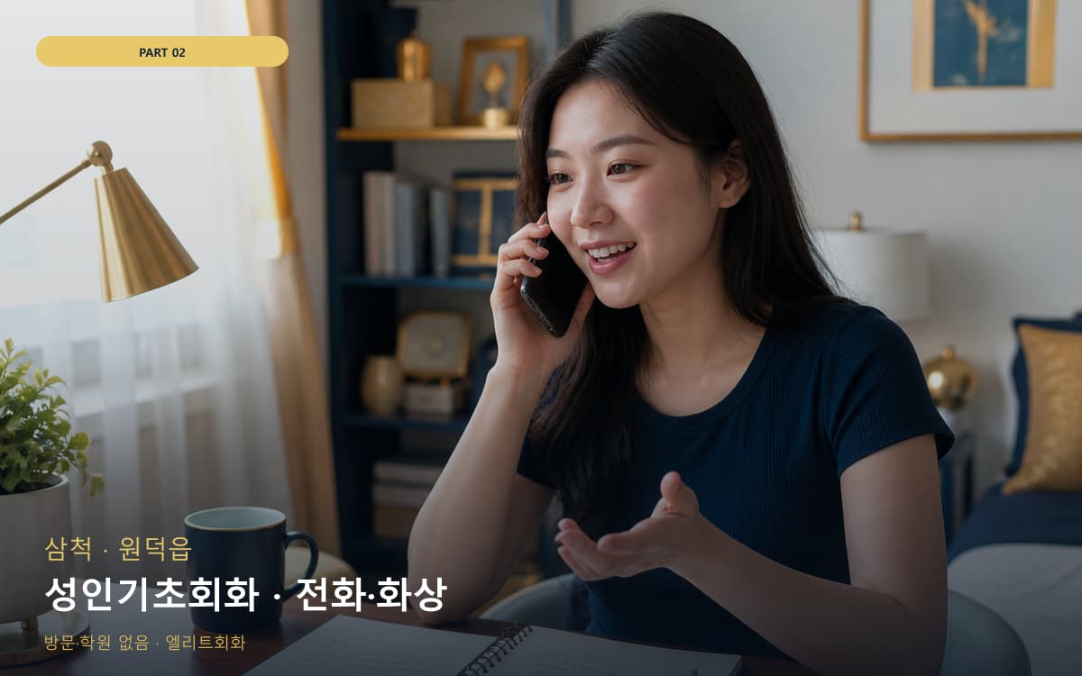 성인기초회화 · 전화·화상