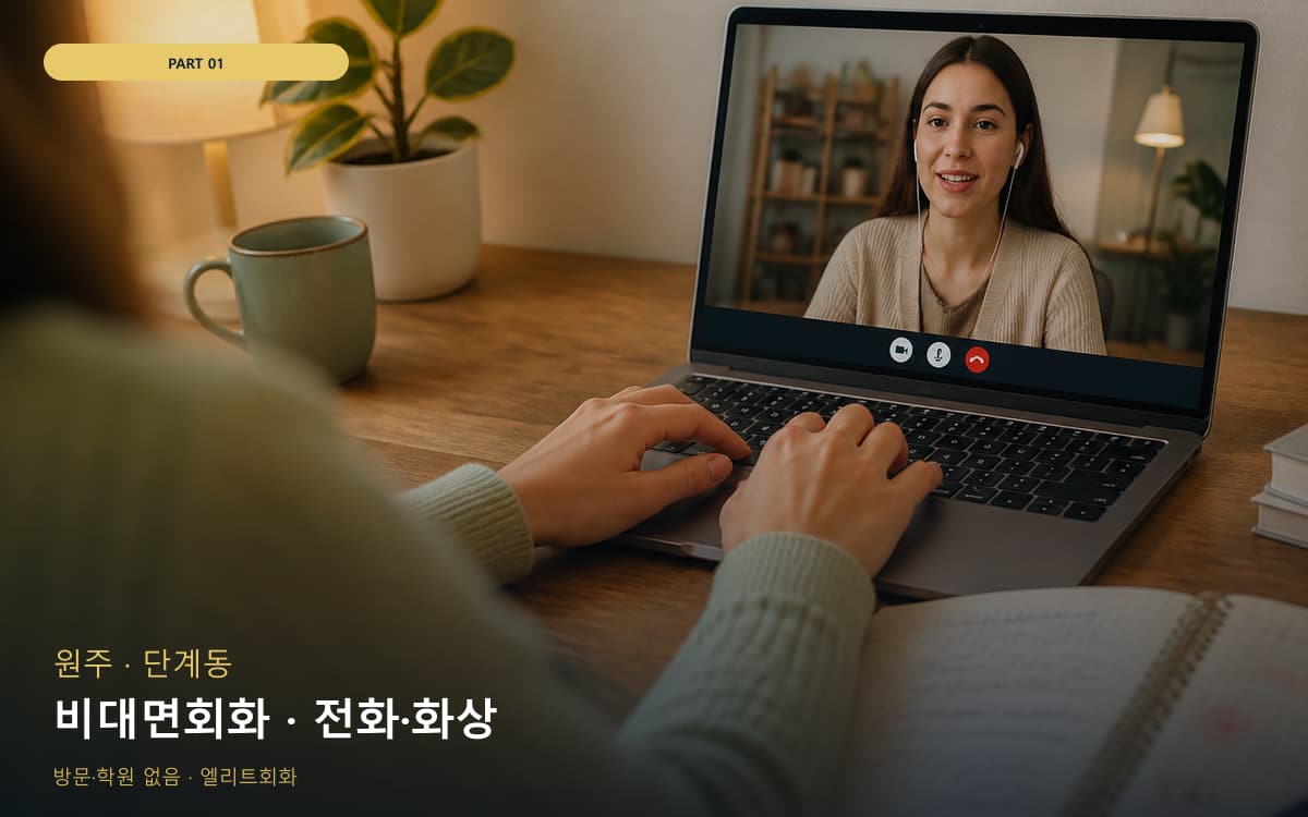 비대면회화 · 전화·화상