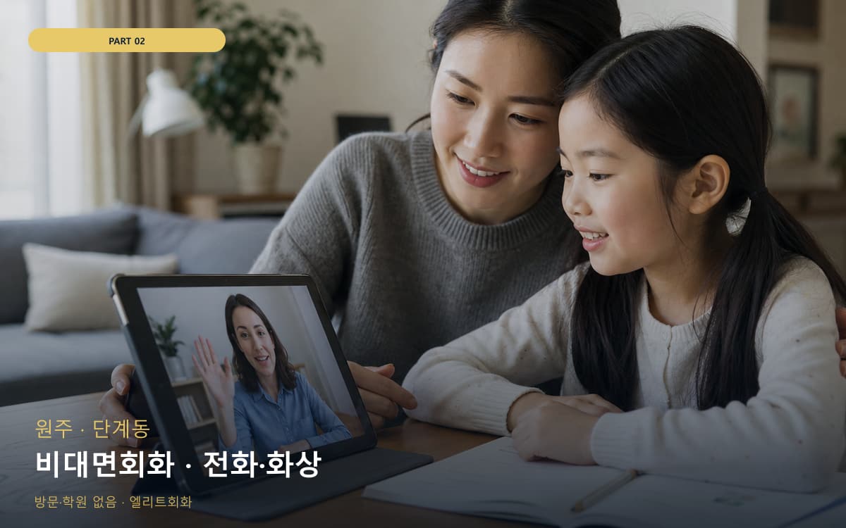 비대면회화 · 전화·화상