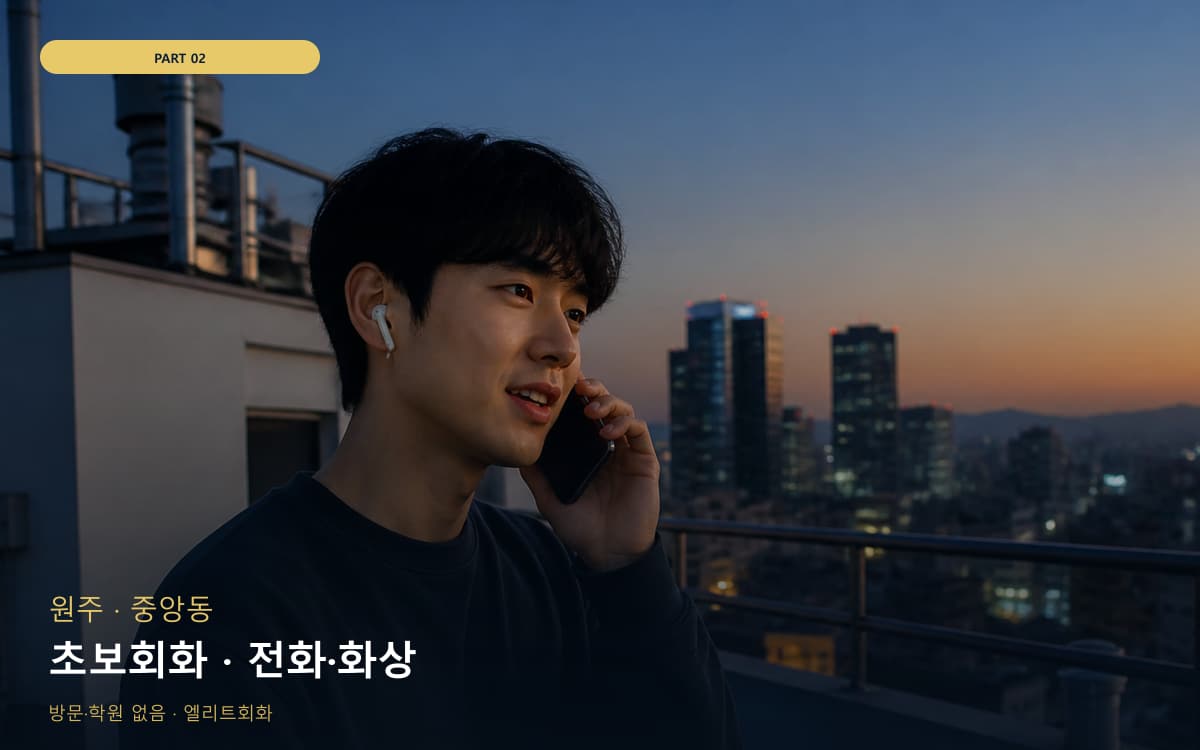 초보회화 · 전화·화상
