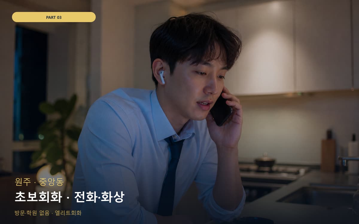 초보회화 · 전화·화상