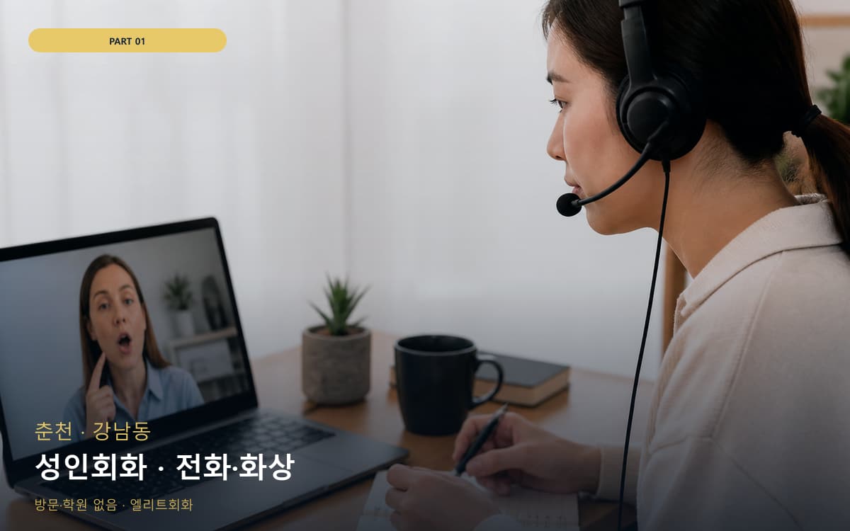 성인회화 · 전화·화상