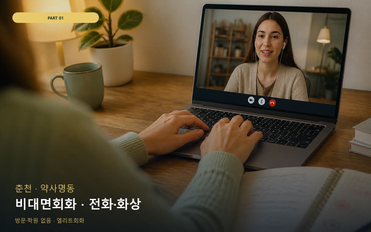 비대면회화 · 전화·화상