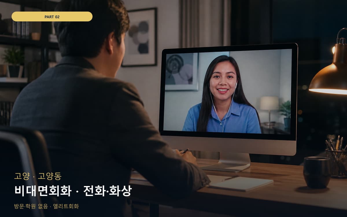 비대면회화 · 전화·화상