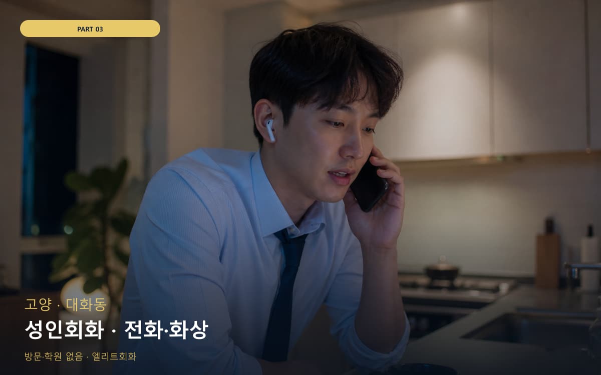 성인회화 · 전화·화상