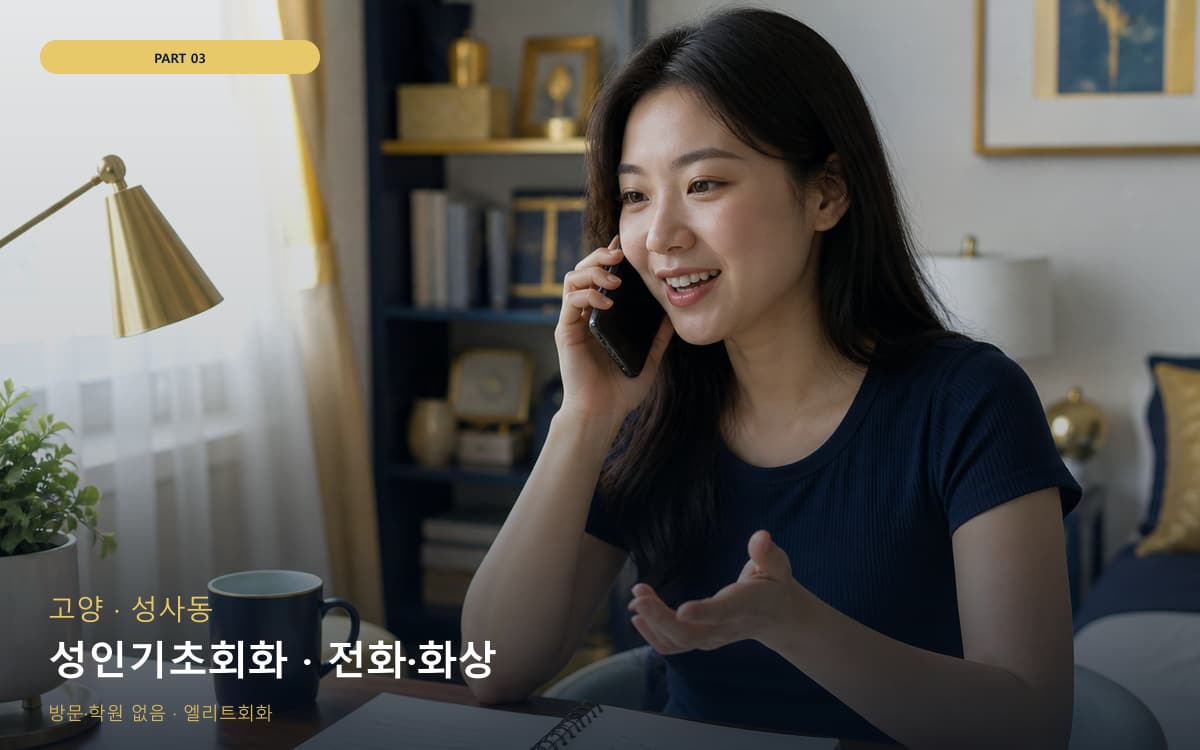 성인기초회화 · 전화·화상