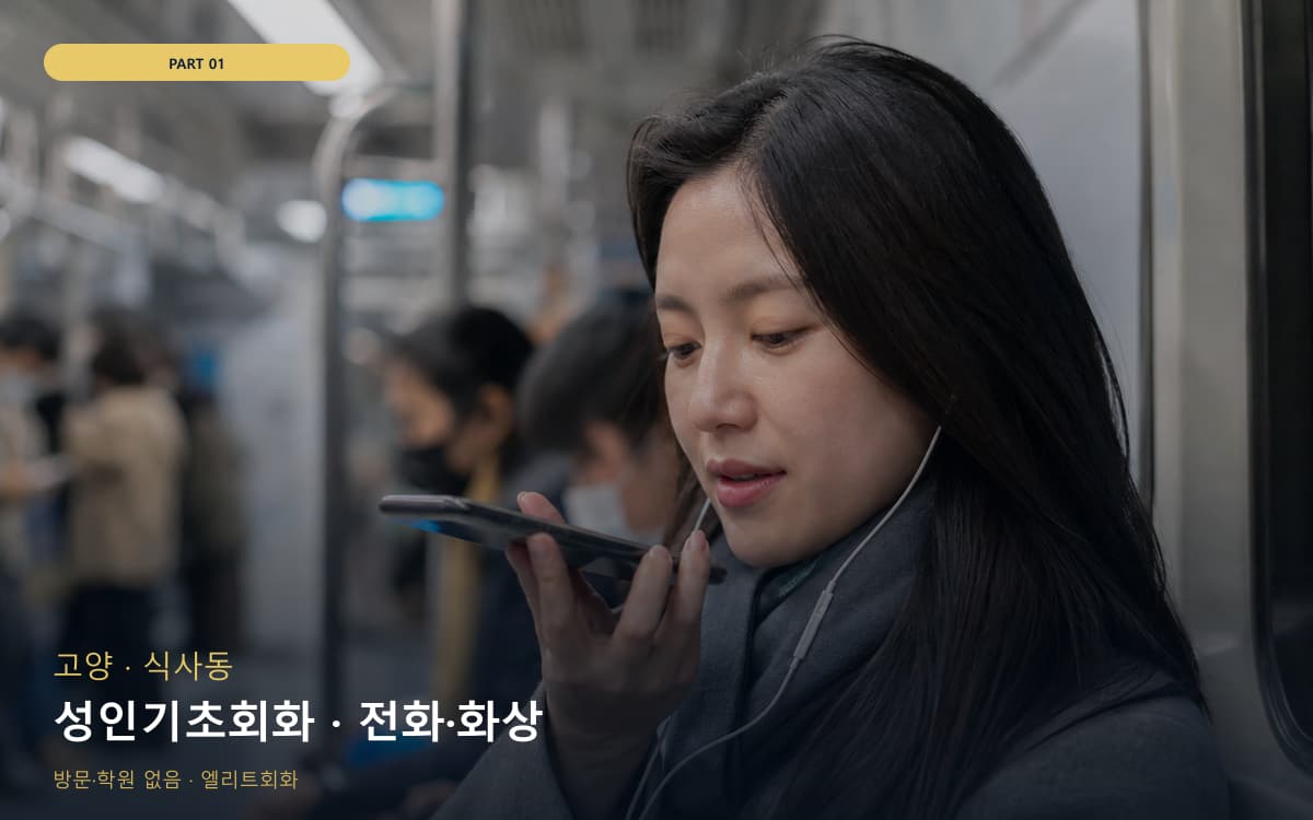 성인기초회화 · 전화·화상