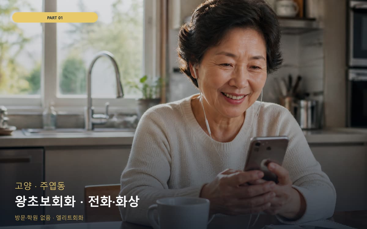왕초보회화 · 전화·화상