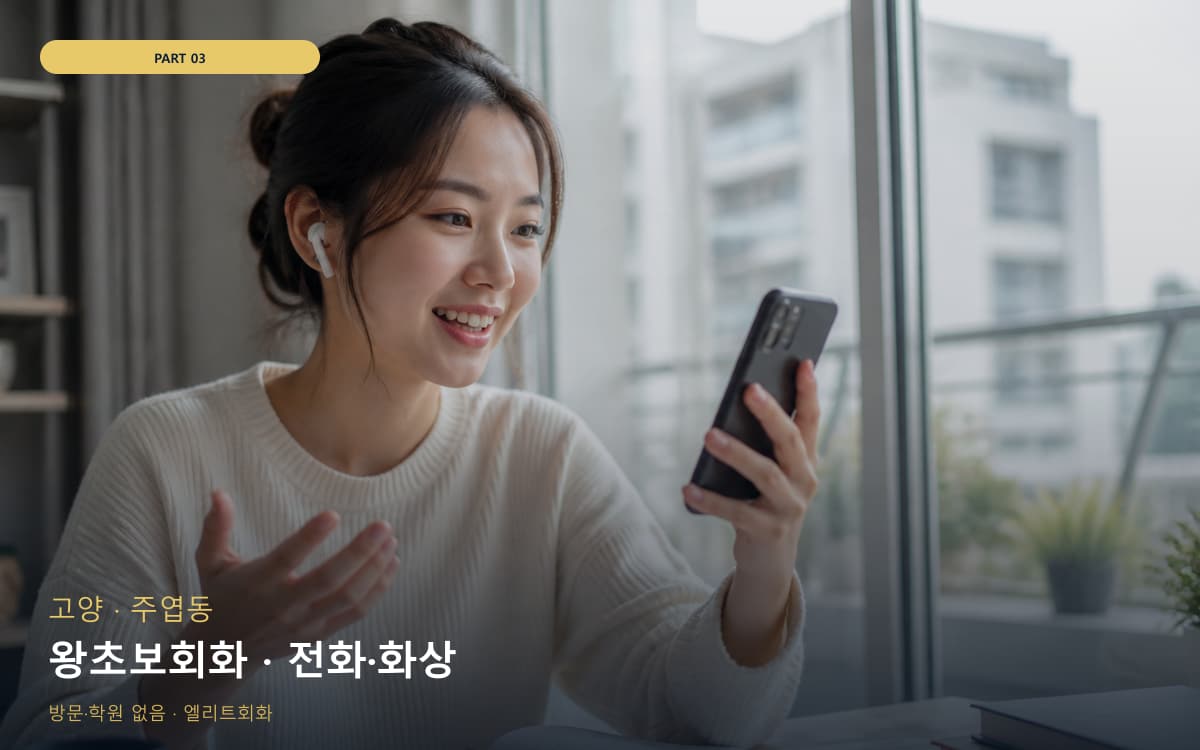 왕초보회화 · 전화·화상