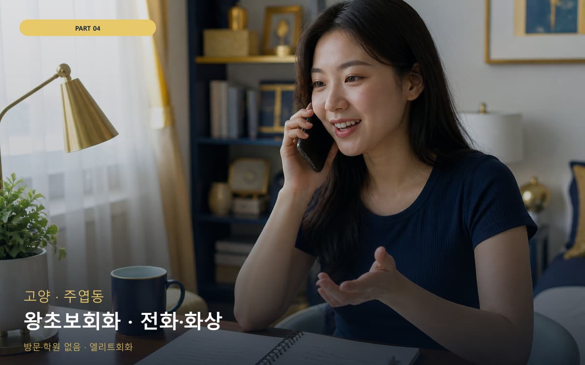 왕초보회화 · 전화·화상