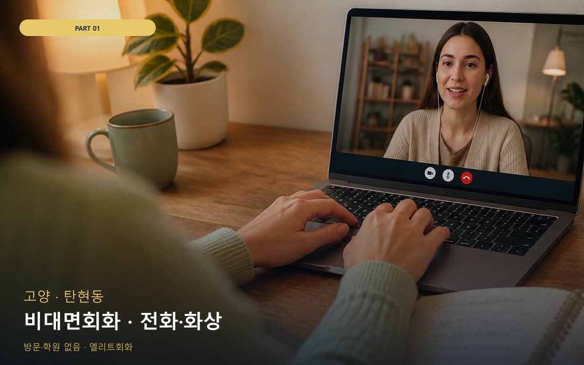비대면회화 · 전화·화상