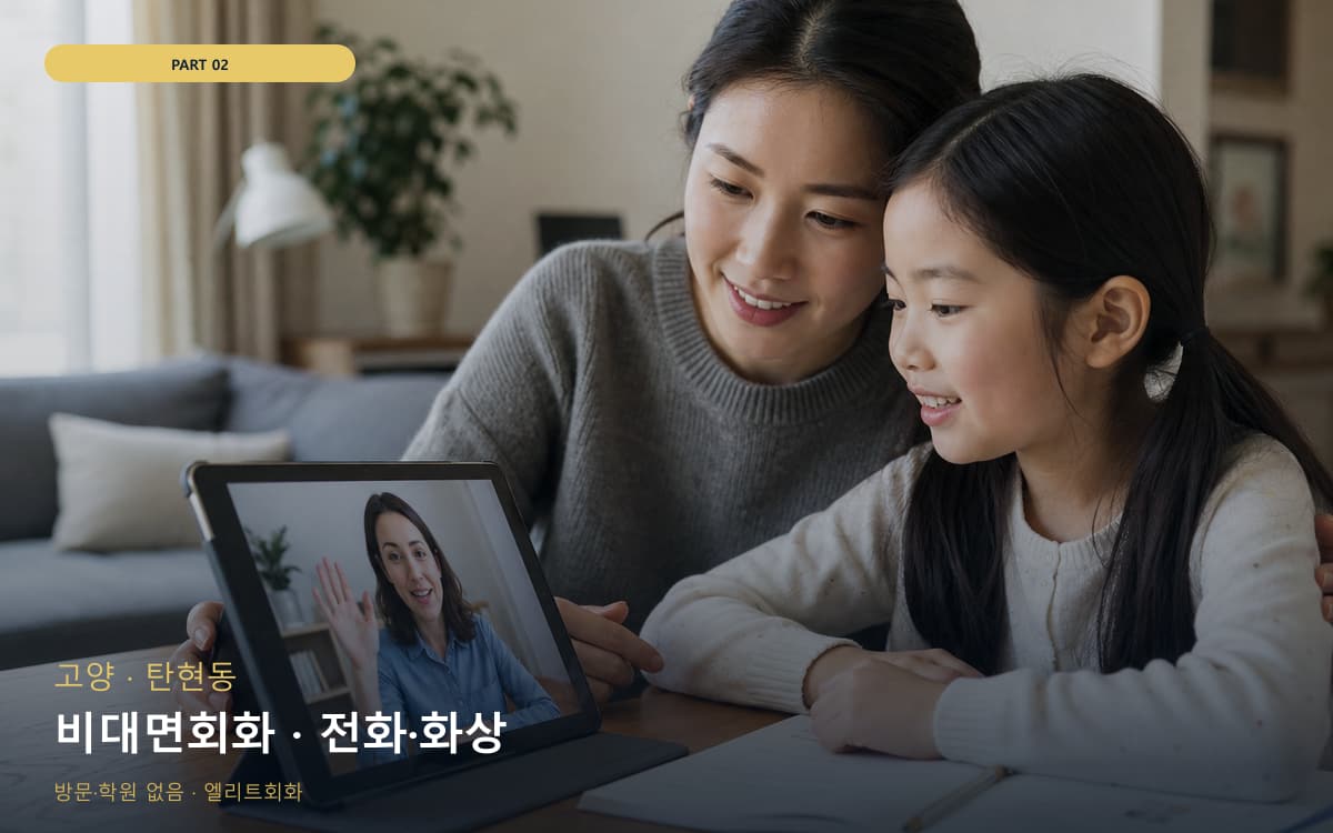 비대면회화 · 전화·화상