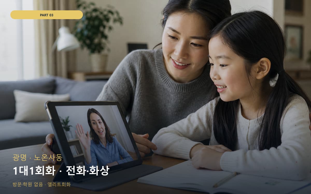 1대1회화 · 전화·화상