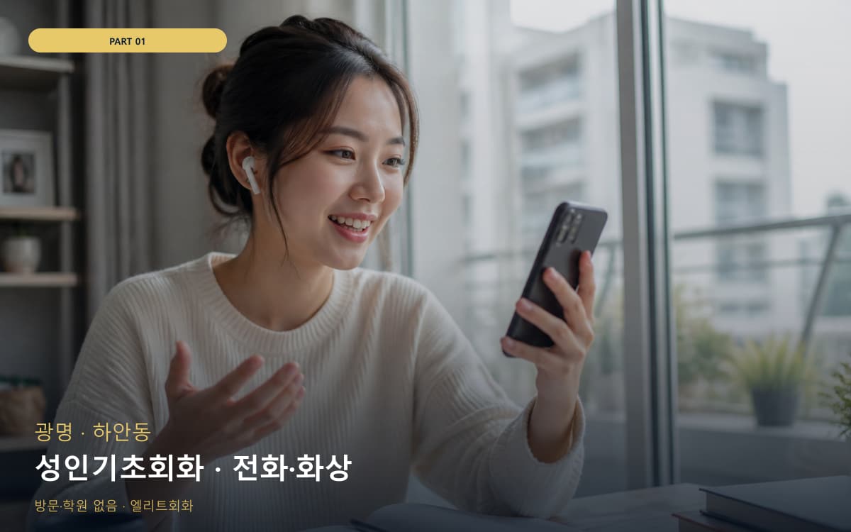 성인기초회화 · 전화·화상