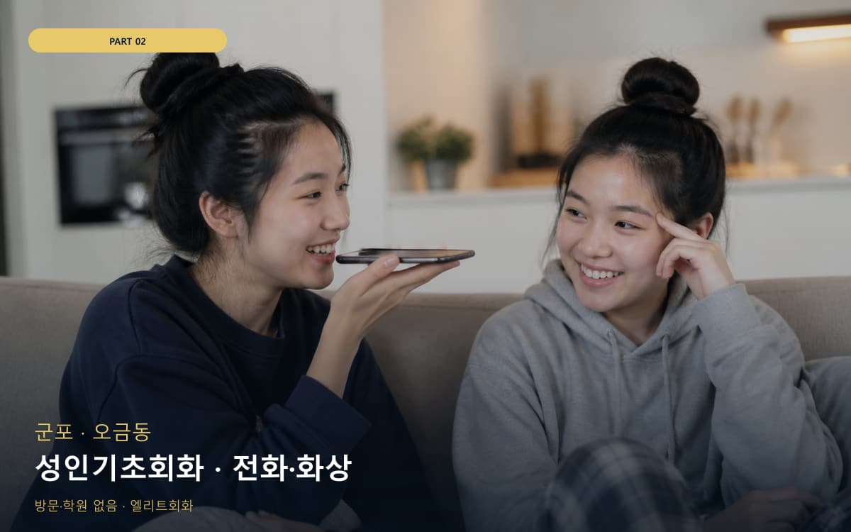 성인기초회화 · 전화·화상
