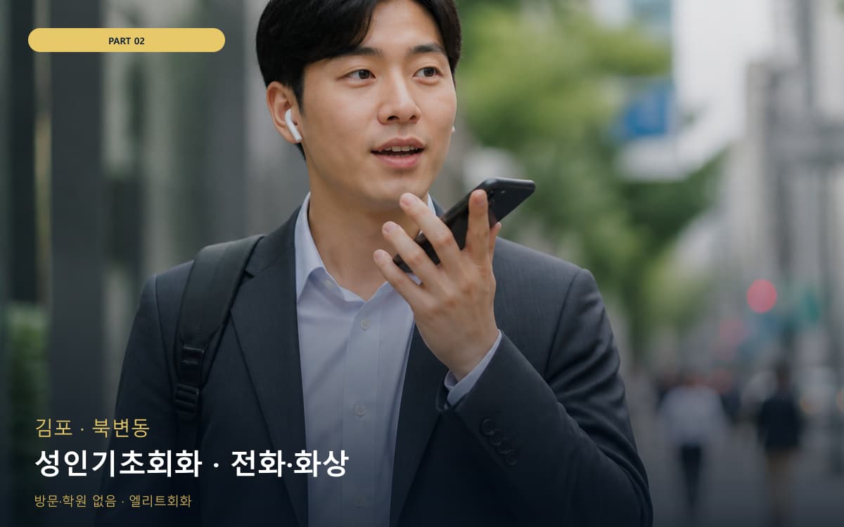 성인기초회화 · 전화·화상