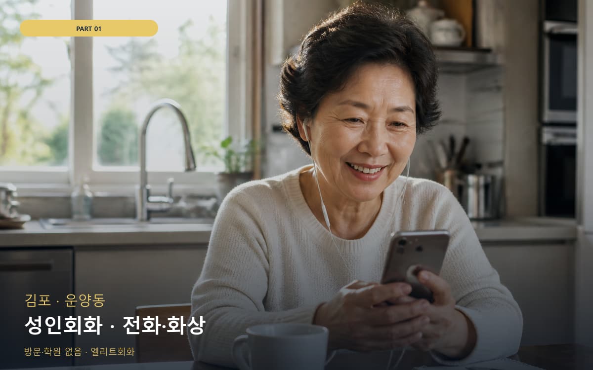 성인회화 · 전화·화상