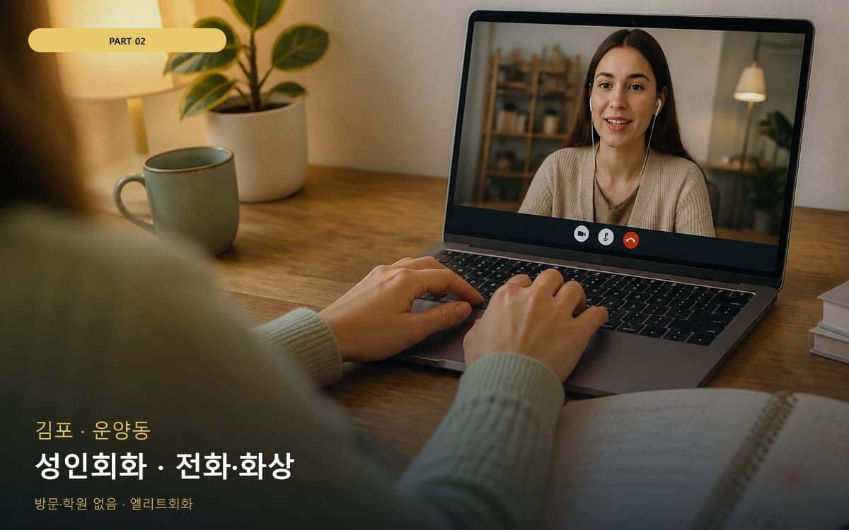 성인회화 · 전화·화상