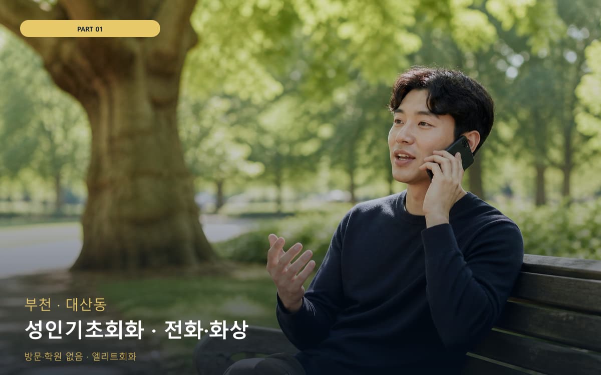 성인기초회화 · 전화·화상