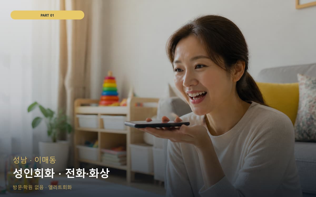 성인회화 · 전화·화상