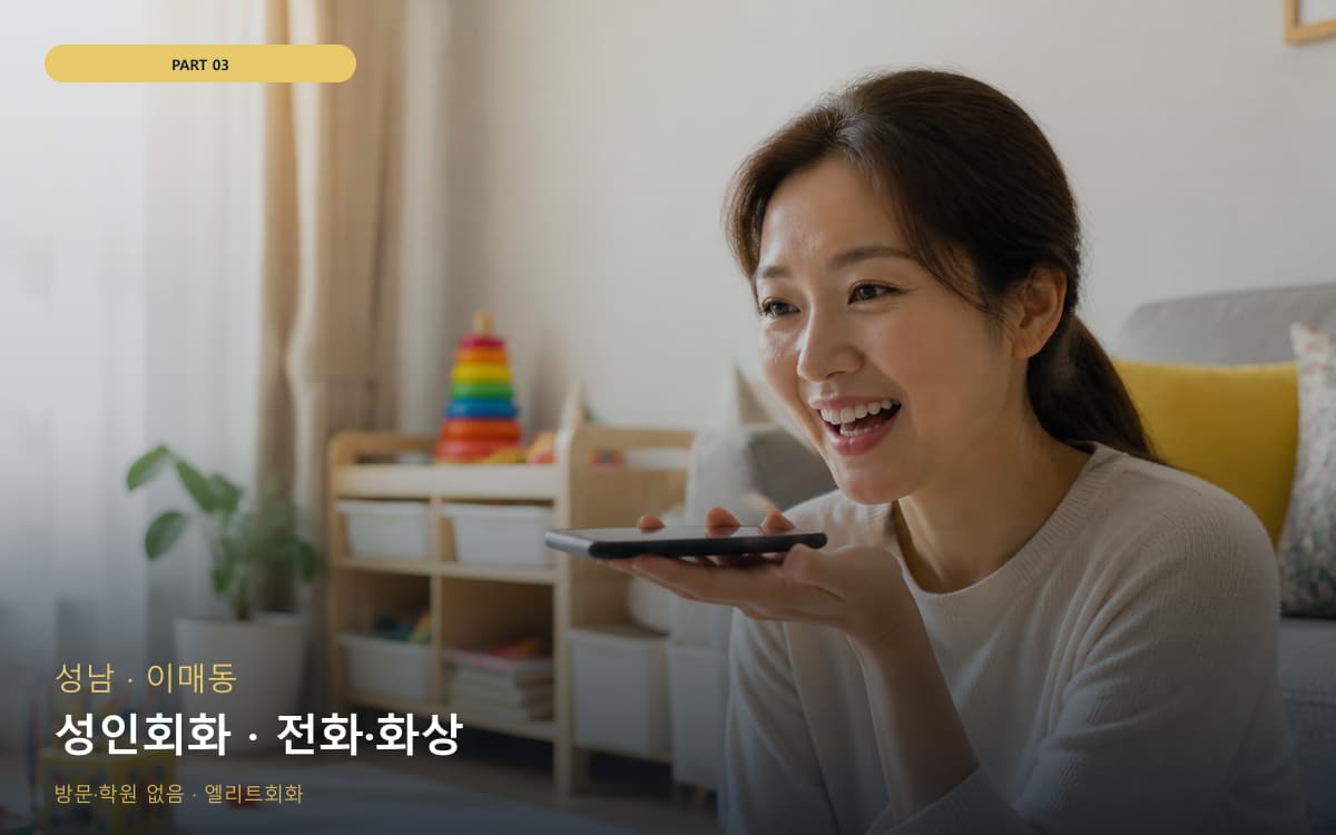 성인회화 · 전화·화상