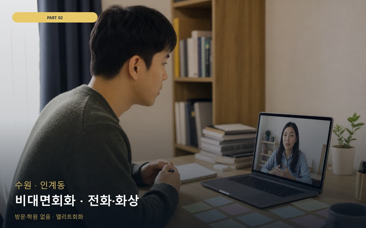 비대면회화 · 전화·화상
