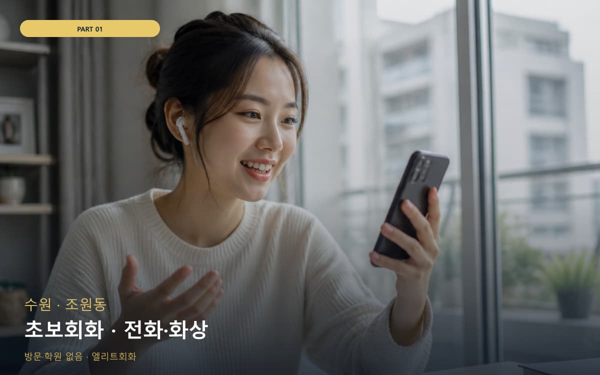 초보회화 · 전화·화상