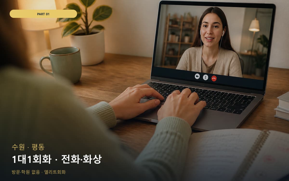 1대1회화 · 전화·화상