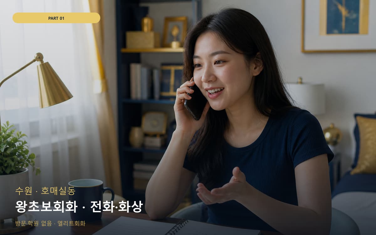 왕초보회화 · 전화·화상