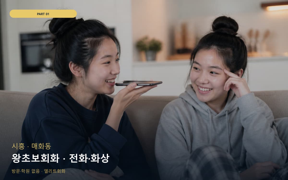 왕초보회화 · 전화·화상