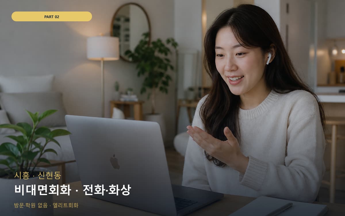 비대면회화 · 전화·화상