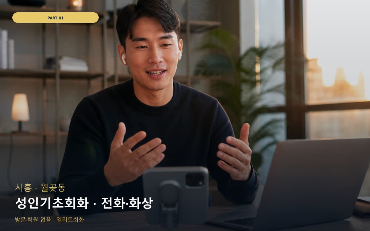 성인기초회화 · 전화·화상