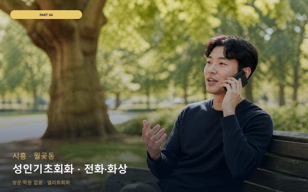 성인기초회화 · 전화·화상