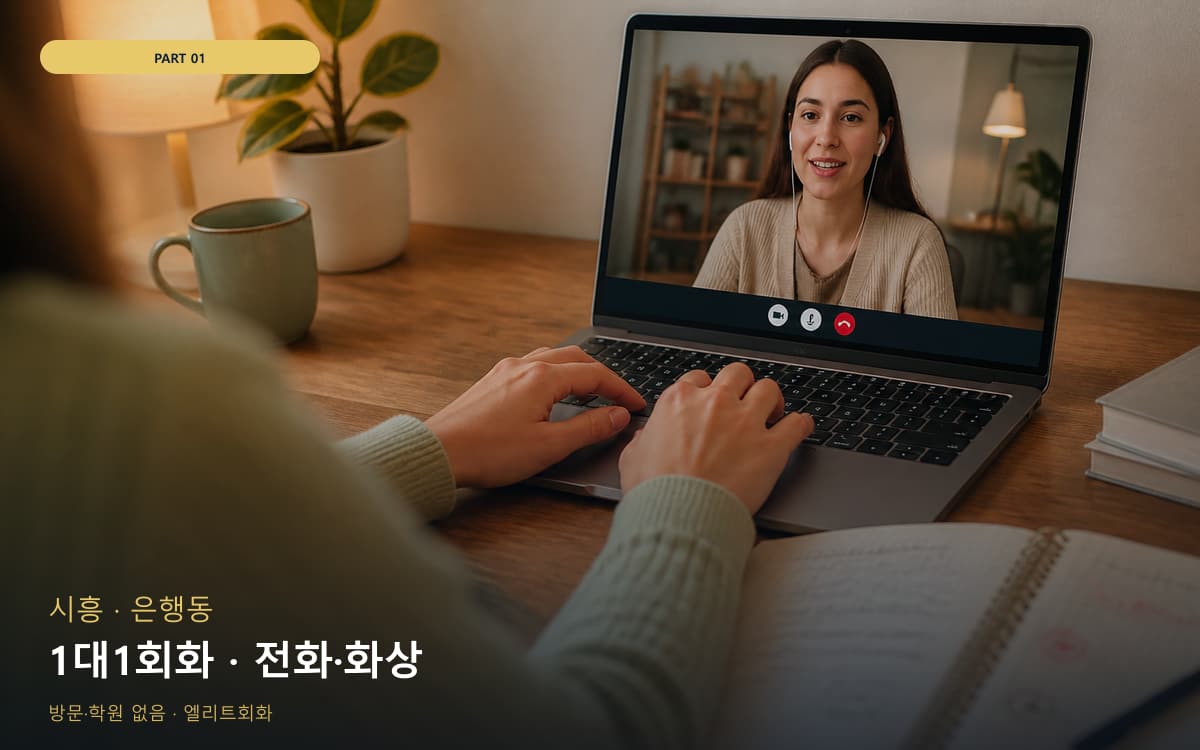 1대1회화 · 전화·화상