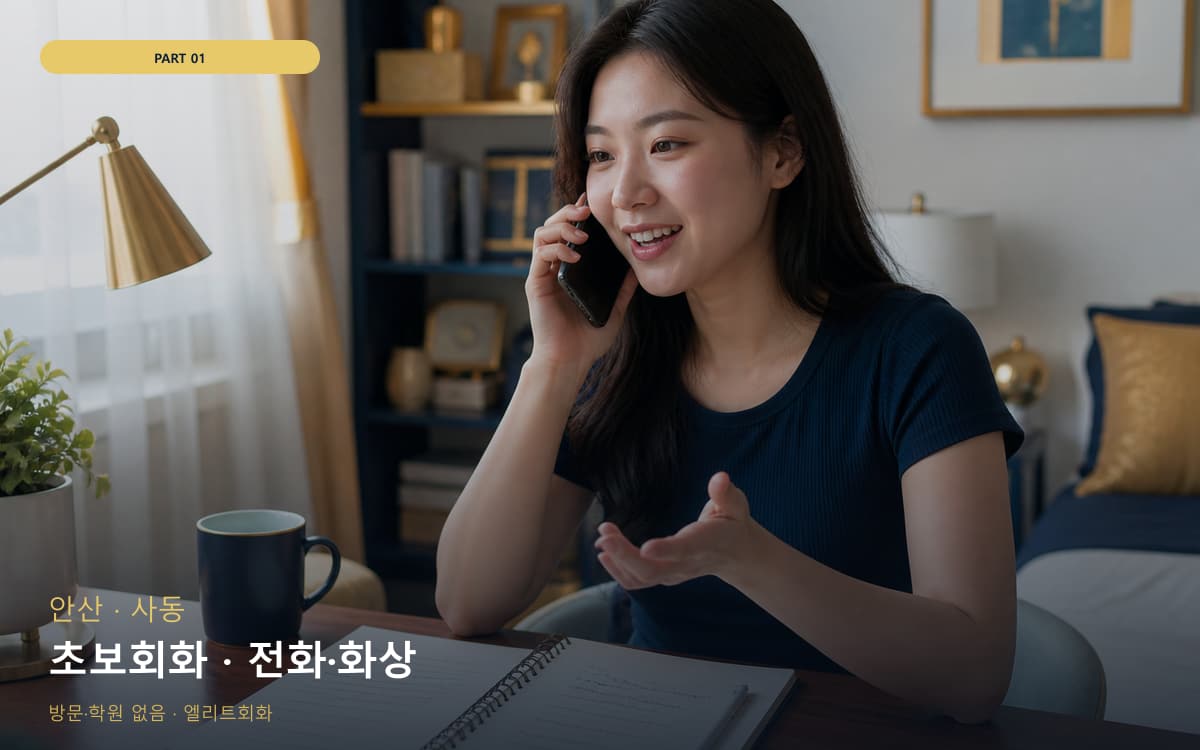 초보회화 · 전화·화상