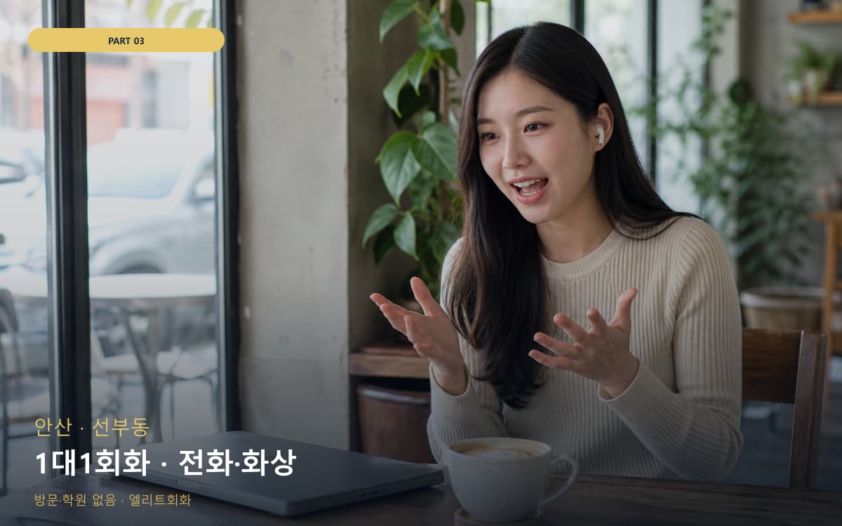 1대1회화 · 전화·화상