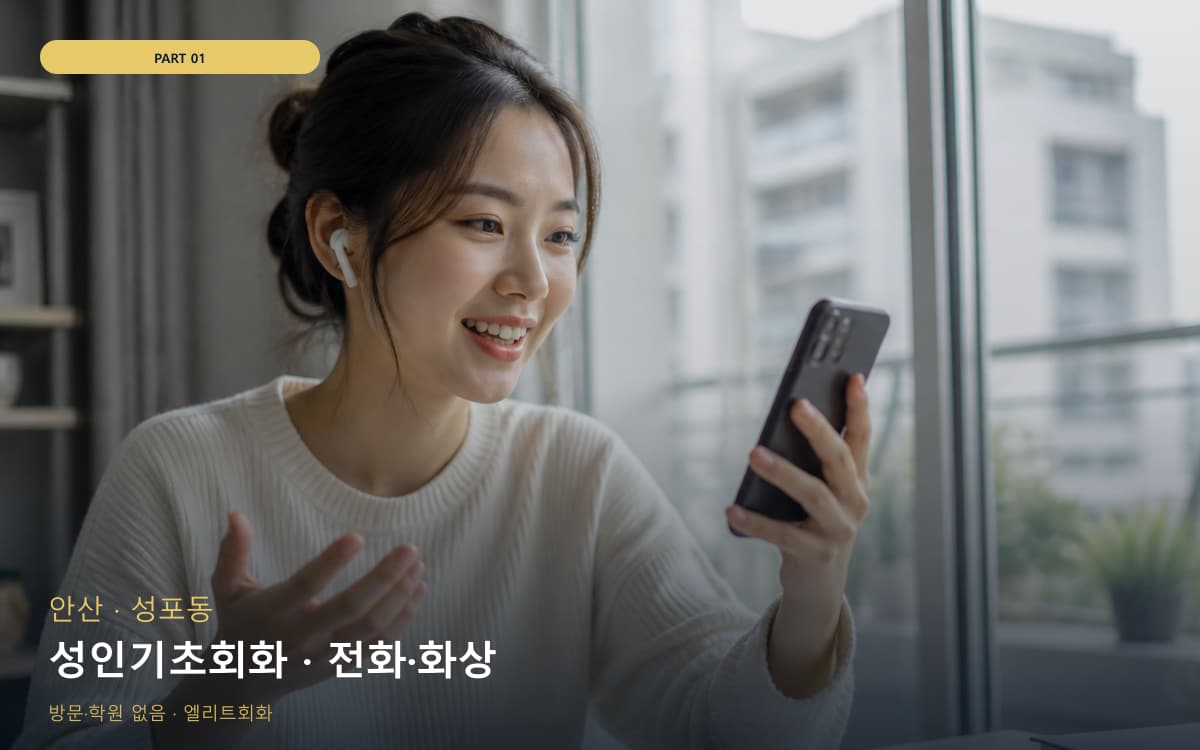 성인기초회화 · 전화·화상