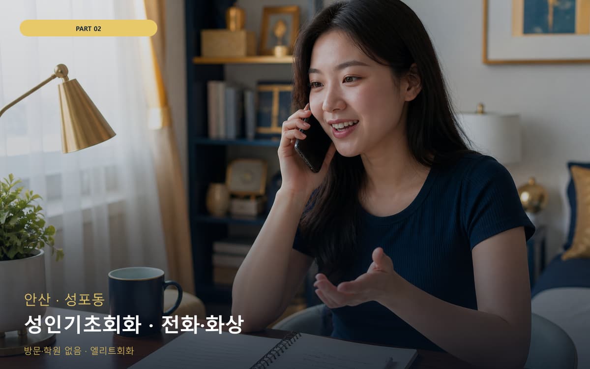 성인기초회화 · 전화·화상