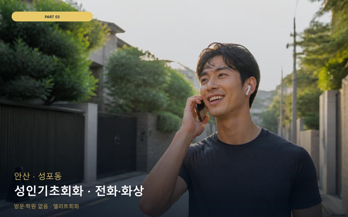 성인기초회화 · 전화·화상