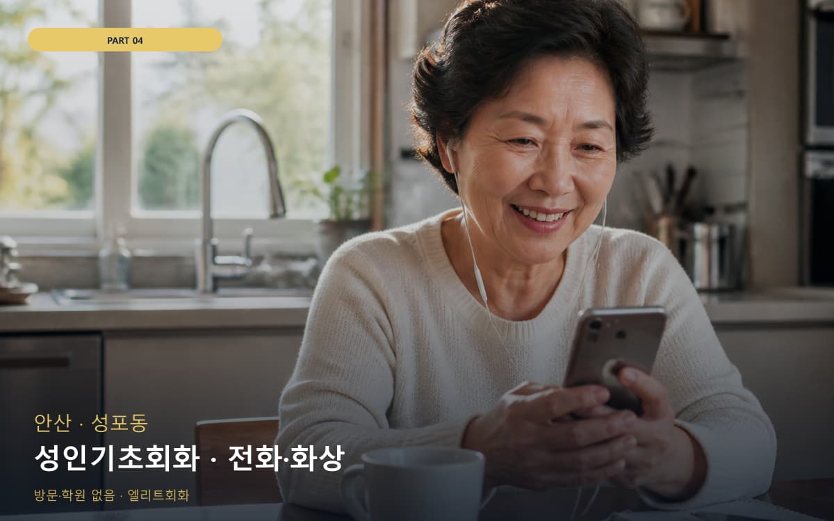 성인기초회화 · 전화·화상